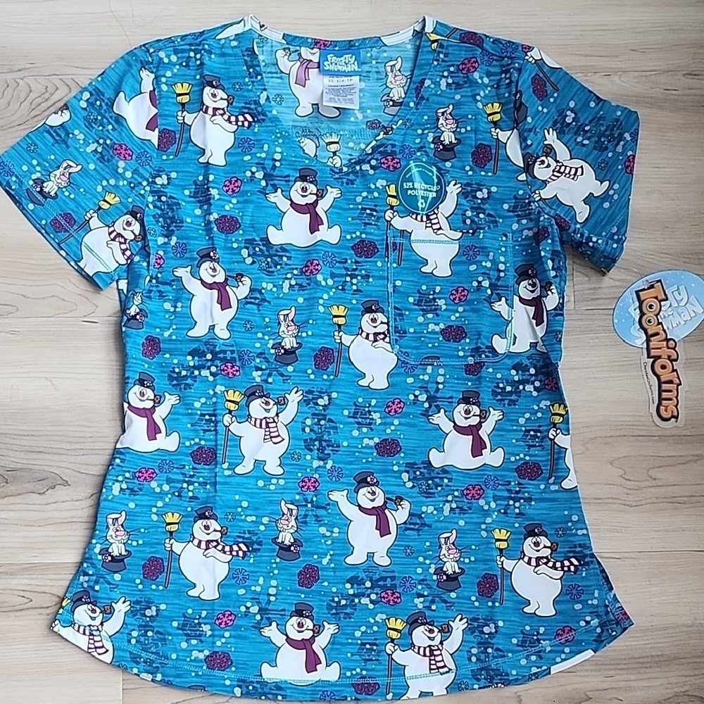 Christmas / Holiday Scrub Top